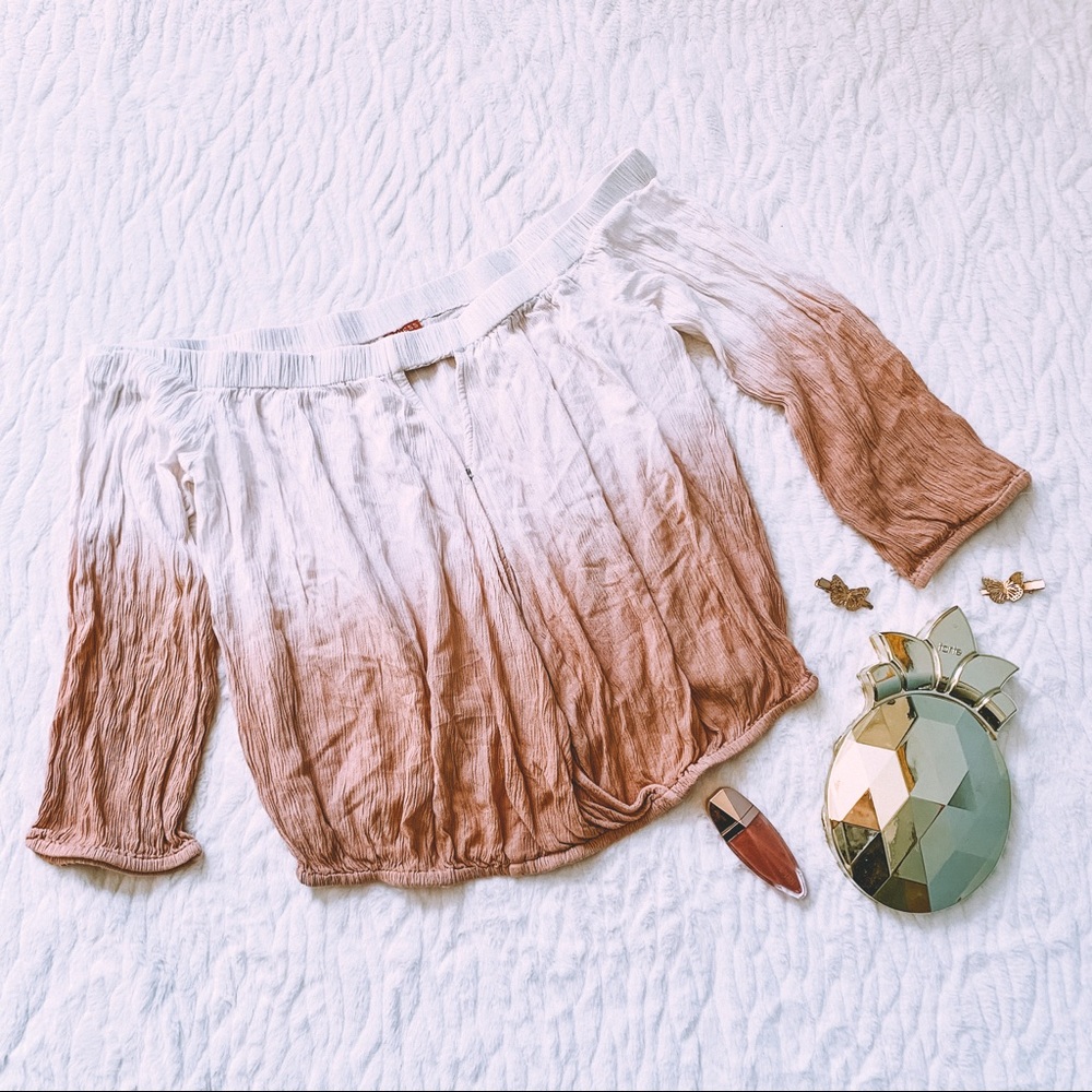 Guess Ombré Off-the-Shoulder Top